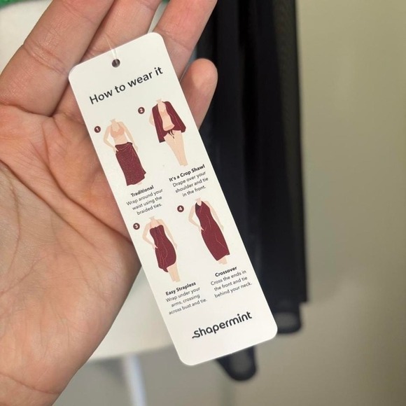 Shapemint Womens S/L Swim MultiWay Sarong Mesh Beach Cover Up - Picture 3 of 5